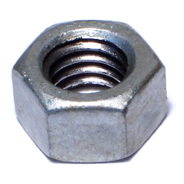 Midwest Fastener Hex Nut, 3/8"-16, Steel, Hot Dipped Galvanized, 1650 PK 09126 - main